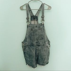 Denim Short Overalls